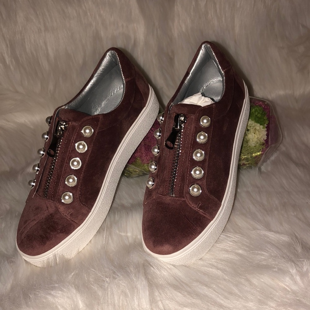 Platform slip on shoe